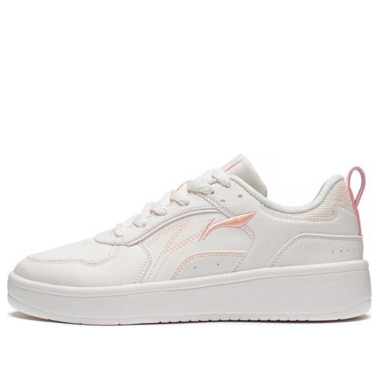 (WMNS) Li-Ning Spike Years 'White Orange' AGCT148-2