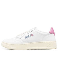 (WMNS) AUTRY Medalist low Leather 'White Pink' AULW-LL55