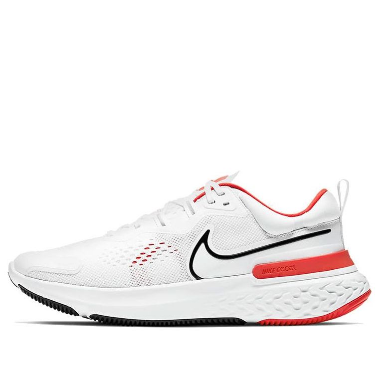 Nike React Miler 2 'White Black Chile Red' CW7121-100