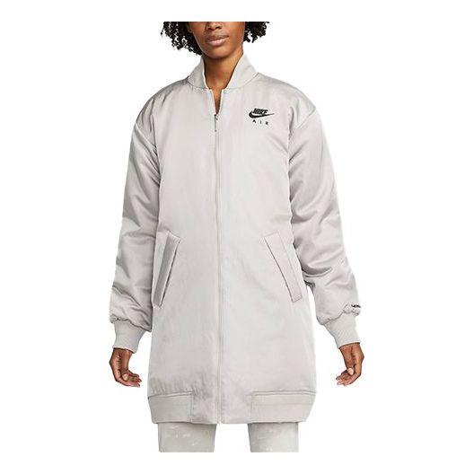 (WMNS) Nike Air Therma-FIT Synthetic-Fill Loose Mid-Length Stay Warm Jacket University Gray DD4641-033