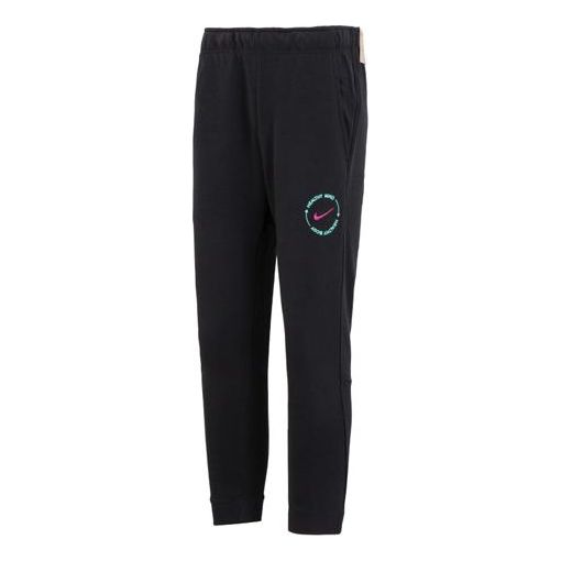 Nike Solid Color Athletic Bundle Feet Sports Pants Men's Black DQ6635-010