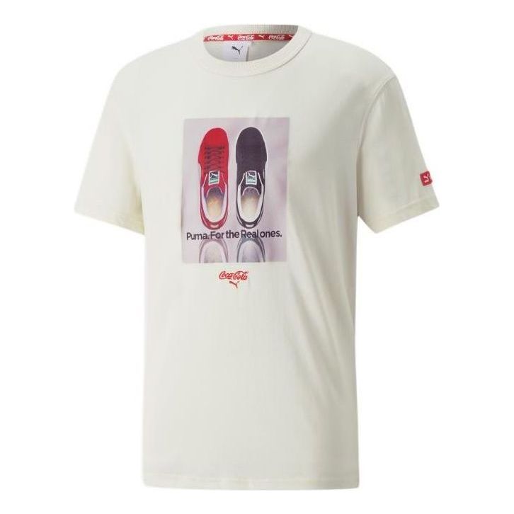 PUMA X Coca Cola Relaxed Tee 'White' 536159-97