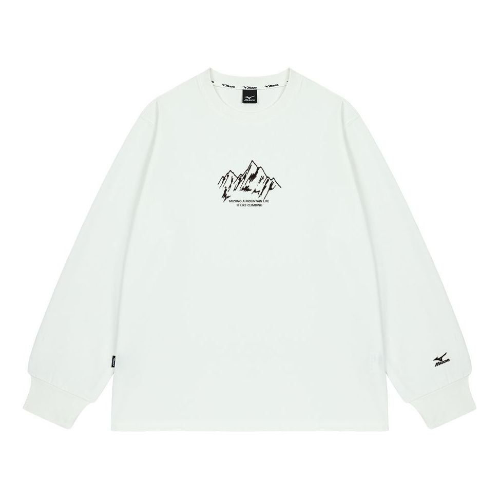 Mizuno Graphic Casual Sweater 'White' A2CA2A07