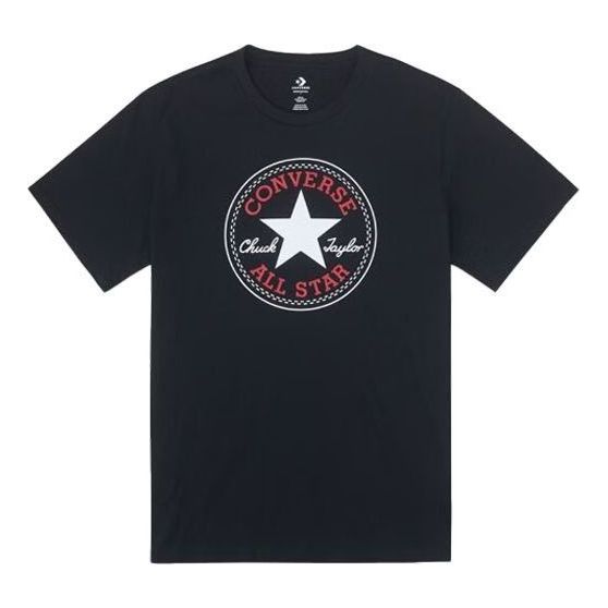 Converse Go-To All Star Patch Standard Fit T-Shirt 'Black' 10025459-A01