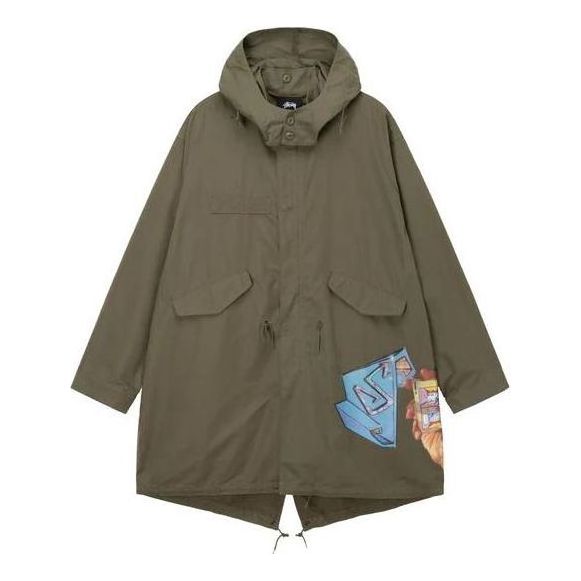 Stussy Goldie Fishtail Parka 'Olive' 115687