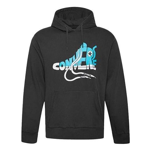 Converse Novelty Sneaker Graphic Hoodie 'Black' 10019082-A01