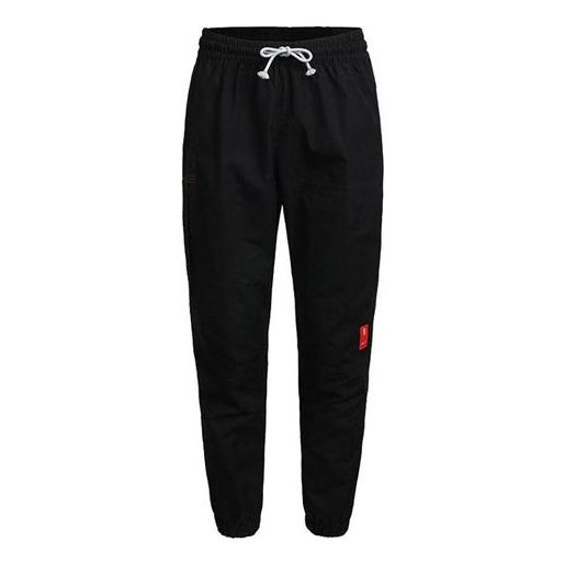 Men's Nike Lacing Cargo Bundle Feet Sports Pants/Trousers/Joggers Autumn Black CK6758-010