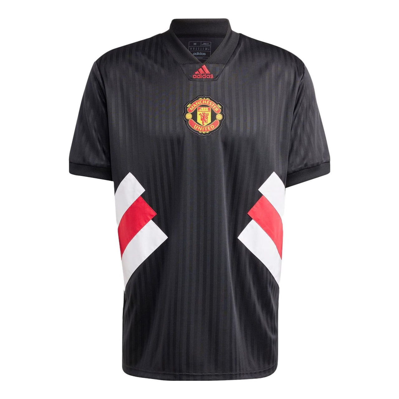 adidas Manchester United Icon Jersey 'Black' HT2002