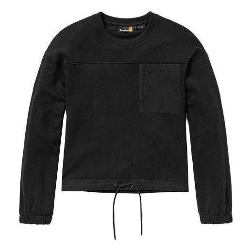 (WMNS) Timberland Bold Beginnings Mix Media Creneck Sweater 'Black' A6AA5-001