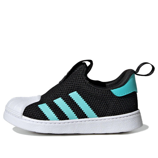 (TD) adidas Originals Superstar 360 Shoes 'Black Aqua Blue White' IF5915
