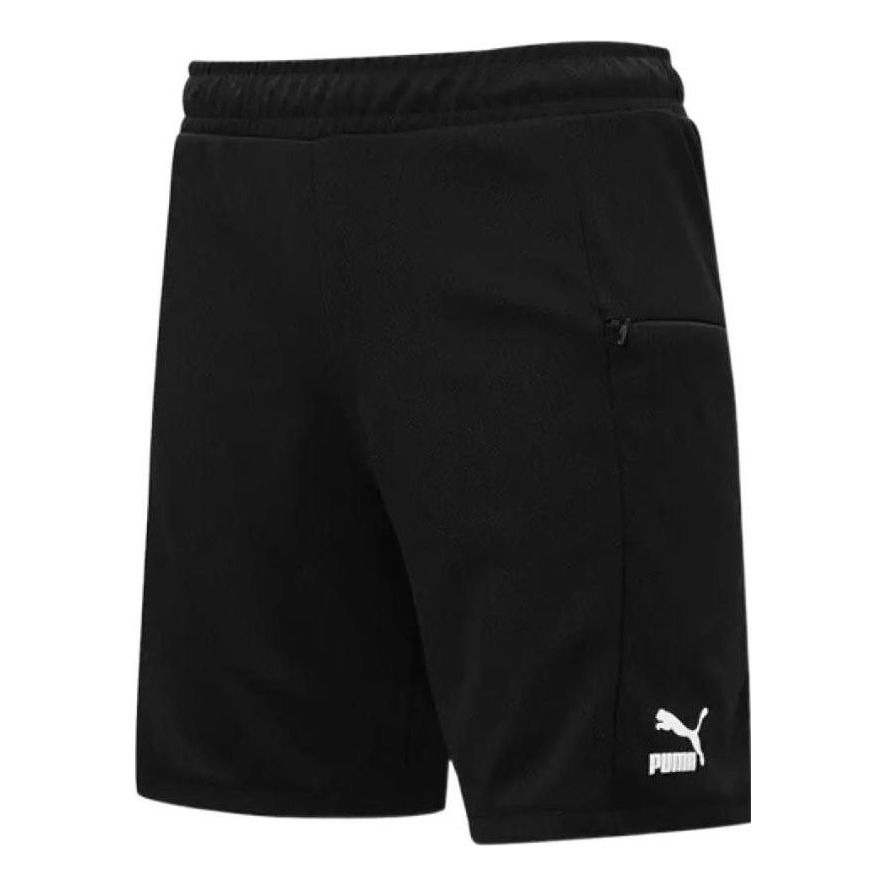PUMA Logo Essential Shorts 'Black' 536914-01