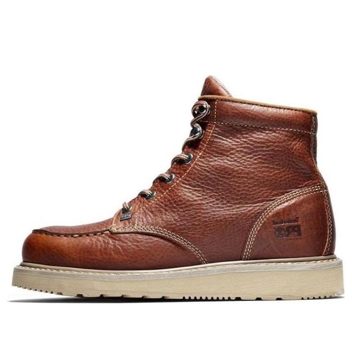 Timberland Pro Barstow 6 Inch Wedge Work Boots 'Brown' 89647214