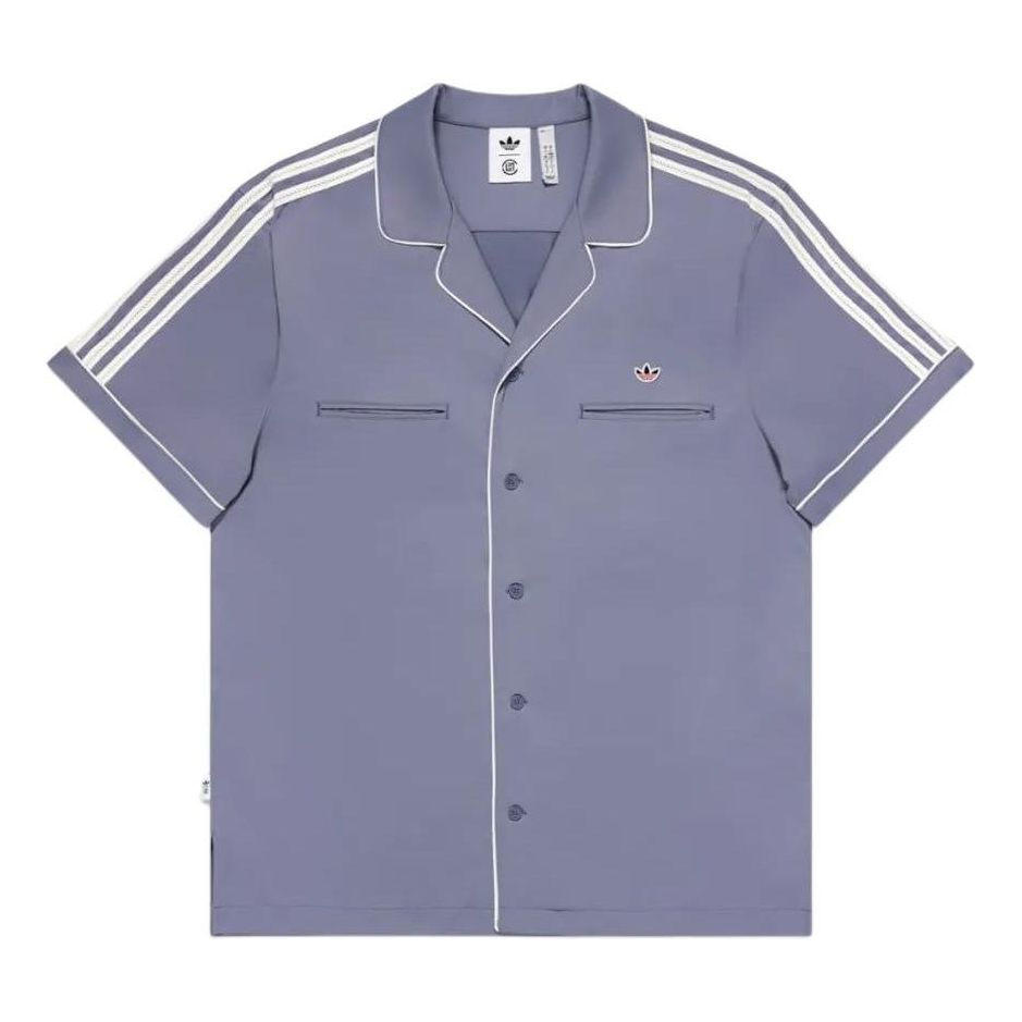 adidas x CLOT Bowling Shirt Asia Sizing 'Purple' IY8684