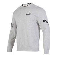 PUMA Power Crew Long Tee 'Grey' 676666-04