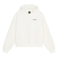 (WMNS) New Balance Linear Heritage Brushed Back Fleece Hoodie 'Sea Salt' WT33531-SST