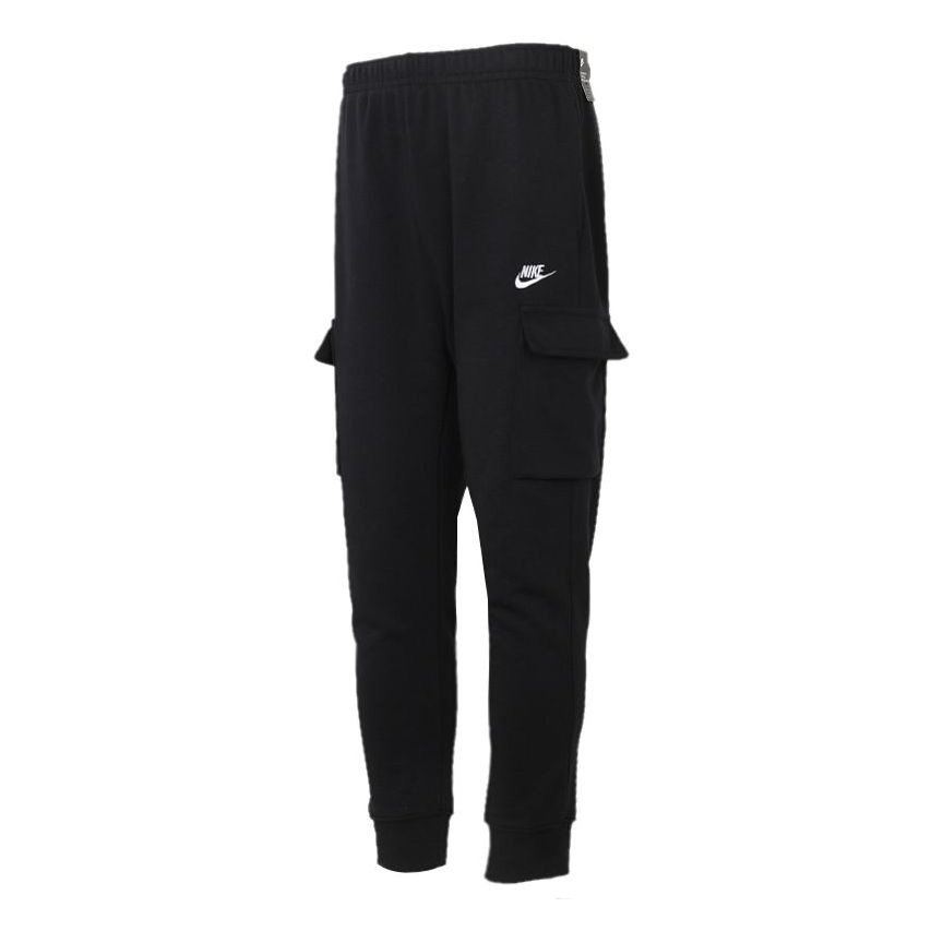 Nike MENS Sportswear Club French Terry Casual Overall Ankle Banded Pants Black CZ9955-010
