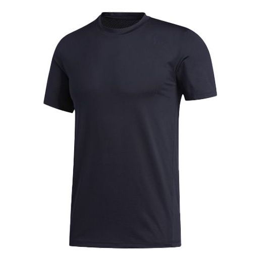 adidas Kenta Rise Tee Training Sports Short Sleeve Blue FJ6133