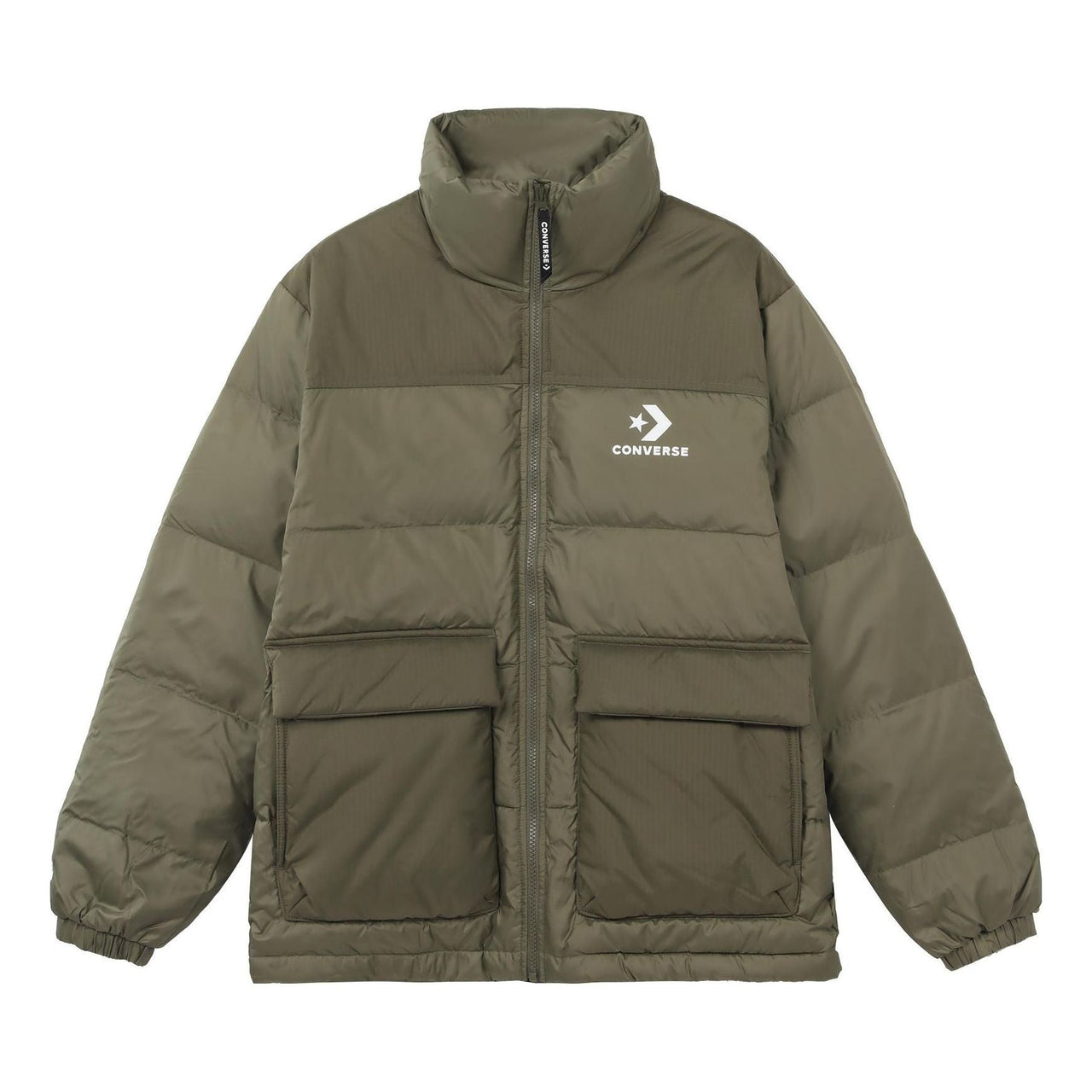 Converse Star Chevron Down Jacket 'Olive Green' 10023755-A04