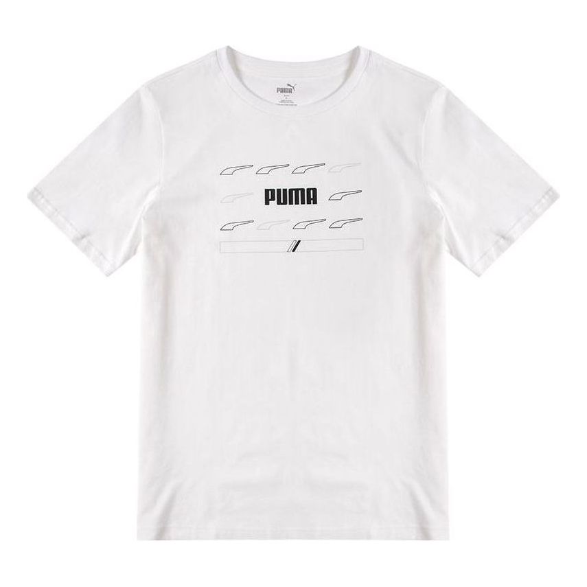 PUMA Graphic T-Shirts 'White' 849571-02
