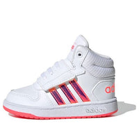 (TD) adidas neo adidas Hoops 2.0 Mid 'White Pink' FW7609