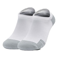 Under Armour Iso-Chill ArmourDry No Show Tab Socks 'White' 1376078-100