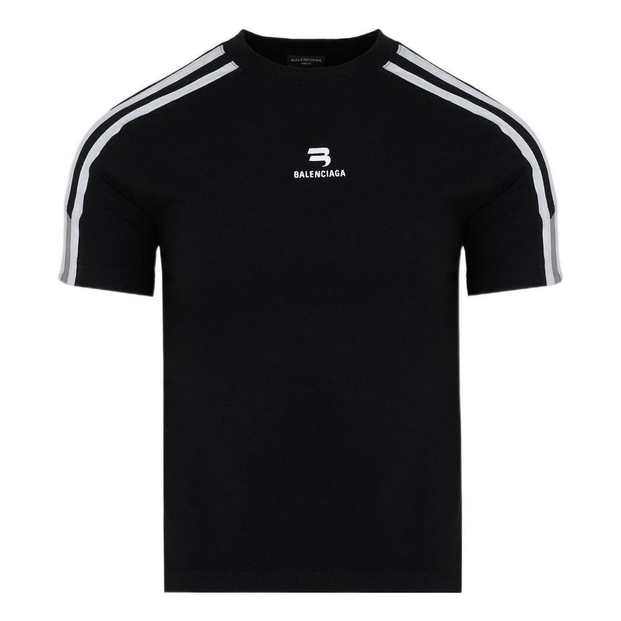 Balenciaga Sporty B Shrunk T-Shirt 'Black White' 704070TMVG43869