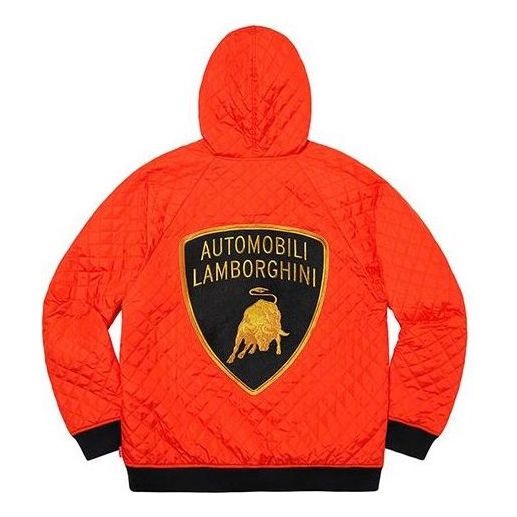 Supreme x Automobill Lamborghini Hooded Work Jacket 'Orange Black Yellow' SUP-SS20-519
