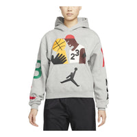 (WMNS) Air Jordan x Nina Chanel Abney Hoodie 'Grey' DO4159-063