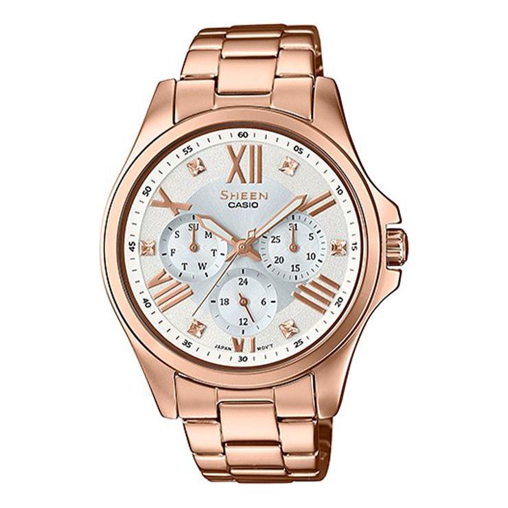CASIO SHEEN Waterproof Rose Gold Analog SHE-3806PG-7A