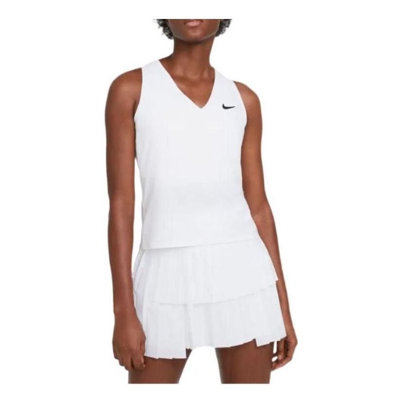 (WMNS) Nike Court Victory Tennis Tank 'White' CV4785-100