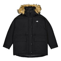(WMNS) New Balance Warm Mid-Down Jacket 'Black' AWJ33325-BK