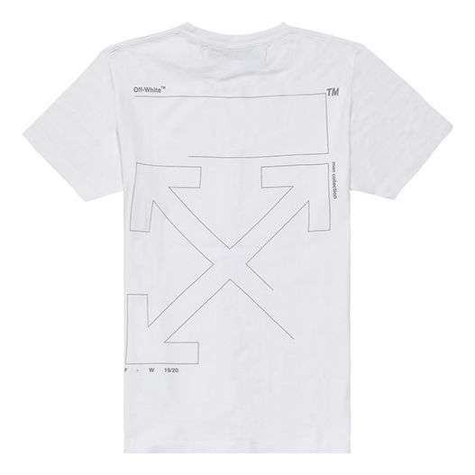 Off-White Crew Neck Pullovers Street Style Cotton Short Sleeves OMAA027E191850030191