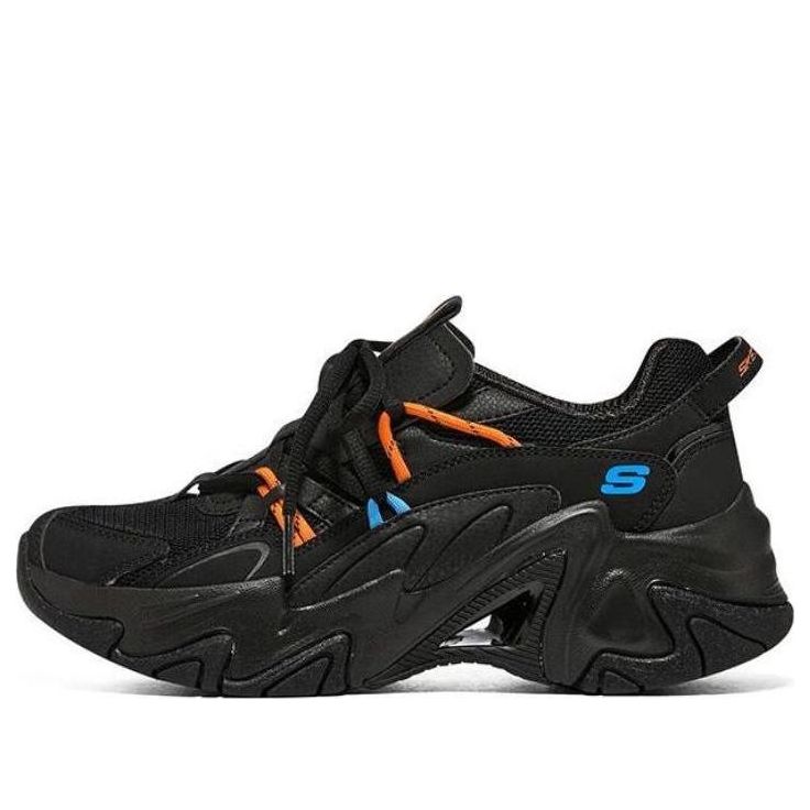(WMNS) Skechers Stamina V3 'Black Orange Blue' 896228-BBK