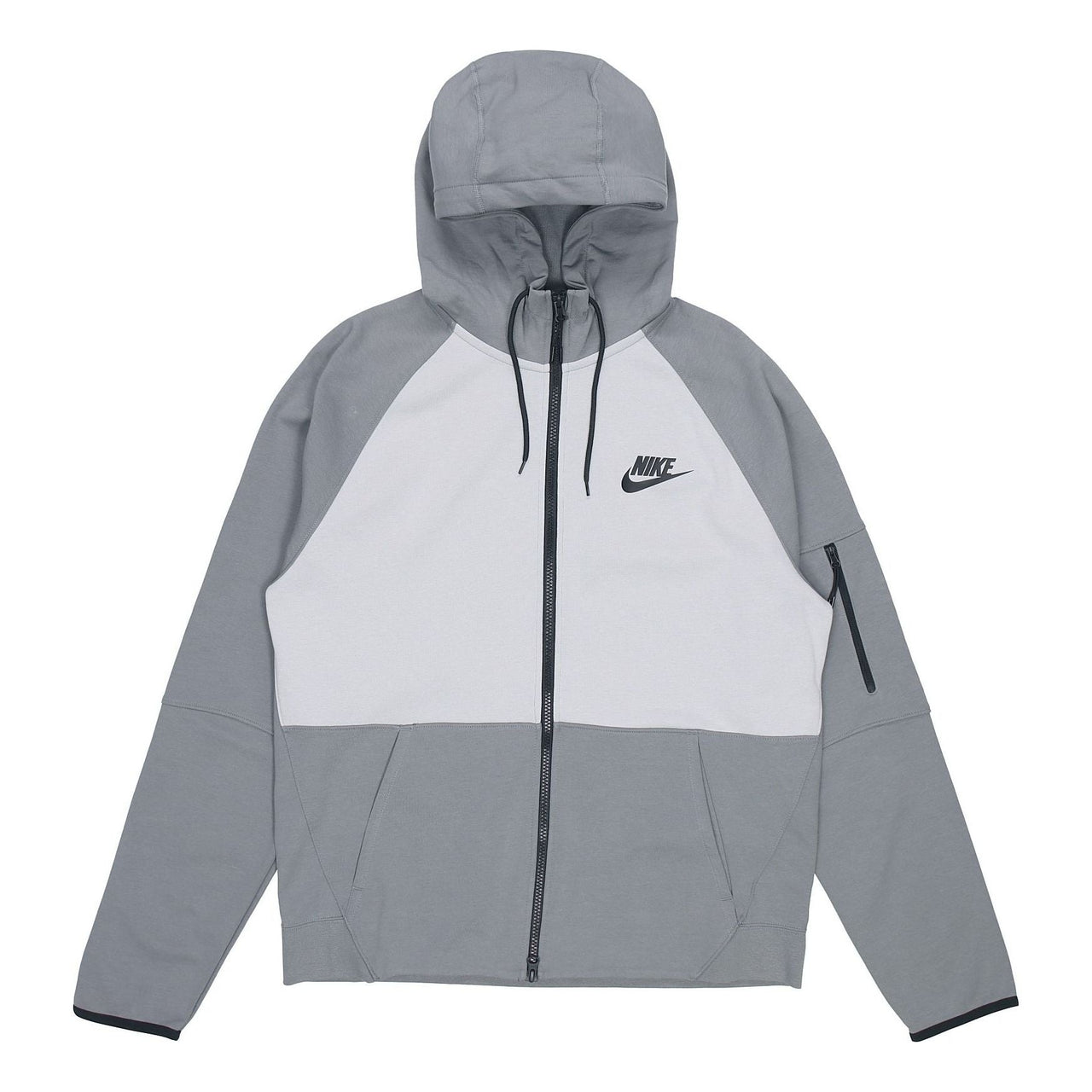 Men's Nike Tech-Pack Zipper Drawstring Hood Casual Jacket Gray DD5285-077