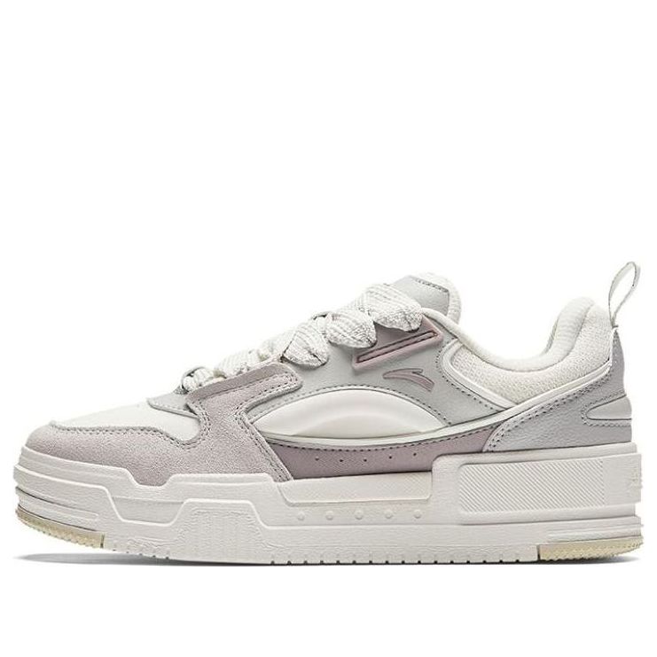 (WMNS) ANTA Skateboarding Series Sneakers 'White Grey' 922348001-4