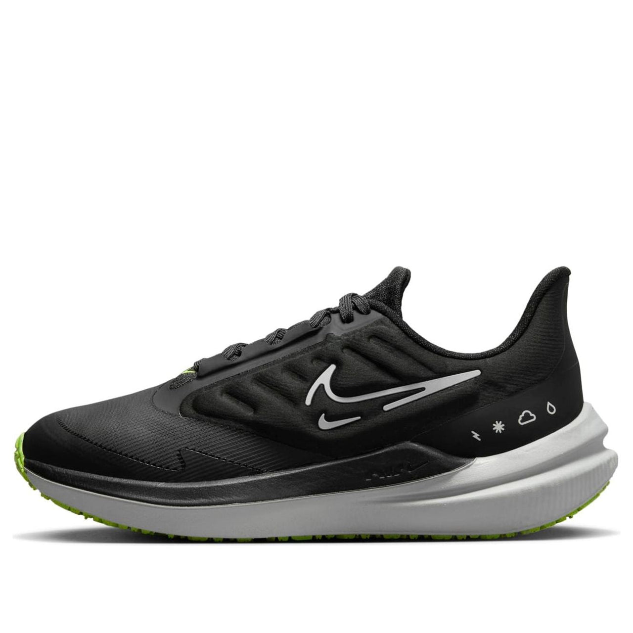 (WMNS) Nike Air Zoom Winflo 9 Shield 'Black White Volt' DM1104-001