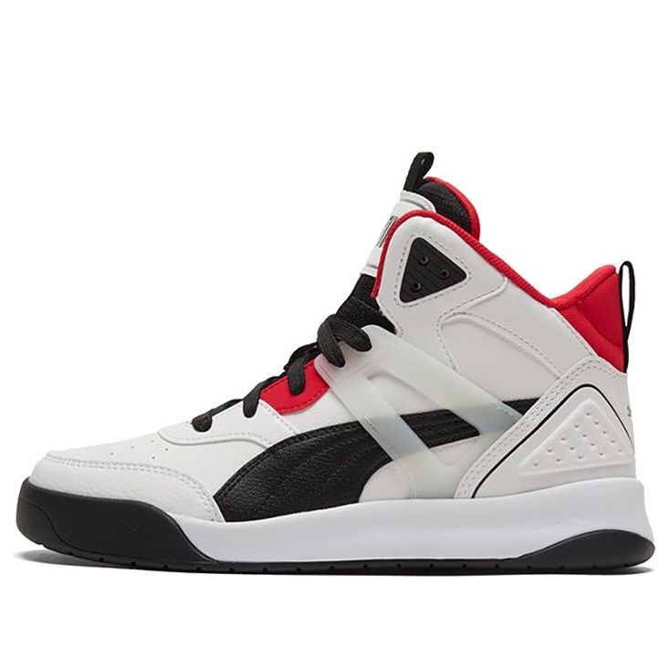 PUMA Backcourt Mid 'White Black Red' 374139-01