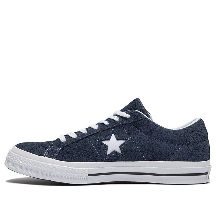Converse One Star Ox Premium Suede 'Dark Blue' 158371C