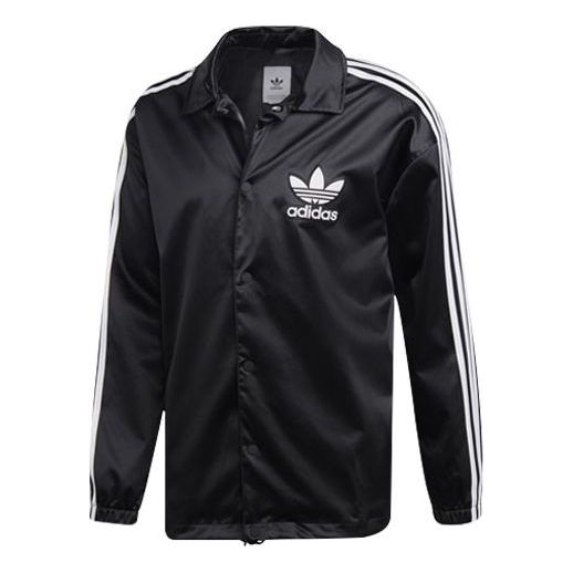 adidas originals Men's Satin Coach Jacket DV1617