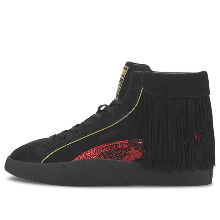 (WMNS) PUMA Charlotte Olympia x Love 'Black Red' 371405-01
