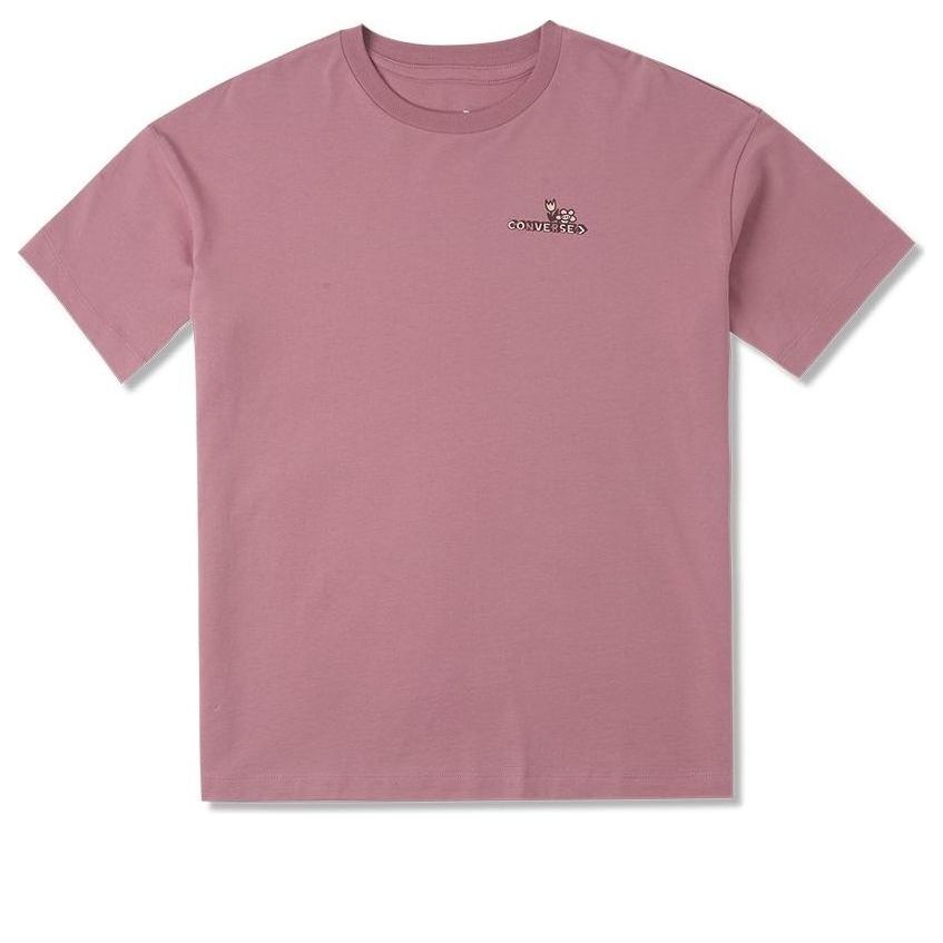 (WMNS) Converse OS High Summer Art Tee 'Night Flamingo' 10025185-A03