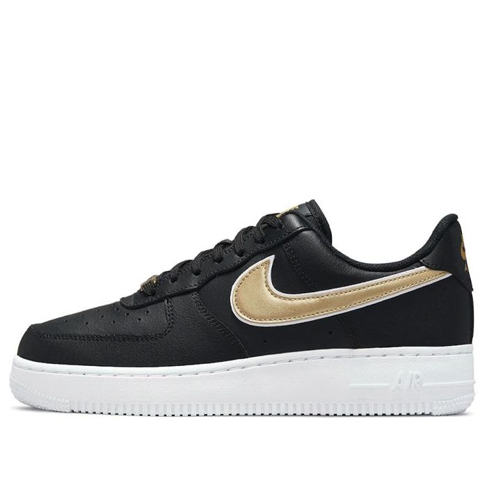 (WMNS) Nike Air Force 1 '07 Essential 'Black Metallic Gold' DD1523-001