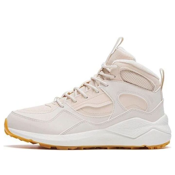 (WMNS) ANTA Fleeced High Top Casual Shoes 'White Pink' 122248992-1