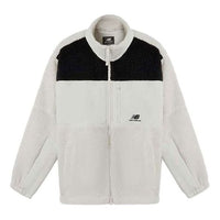New Balance Lifestyle Cotton Warm Jacket 'White Black' MDA35013-BEI