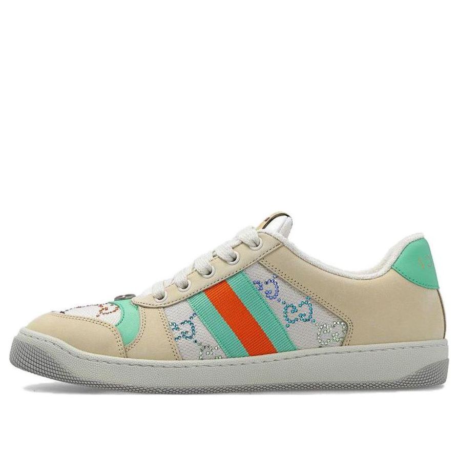 (WMNS) Gucci Screener 'GG Crystals - Beige Green Orange' 732193-FABH2-9178