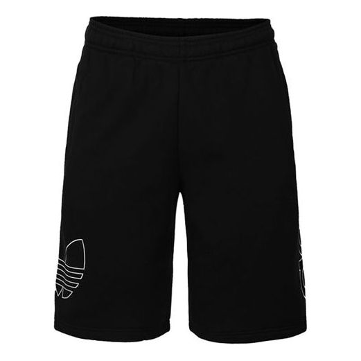 adidas originals Large Logo Printing Sports Shorts Black DV3274