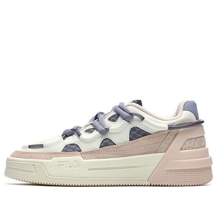 (WMNS) FILA Salto Shock Absorption Non-Slip Low Tops Retro Pink Blue F12W141225FVS