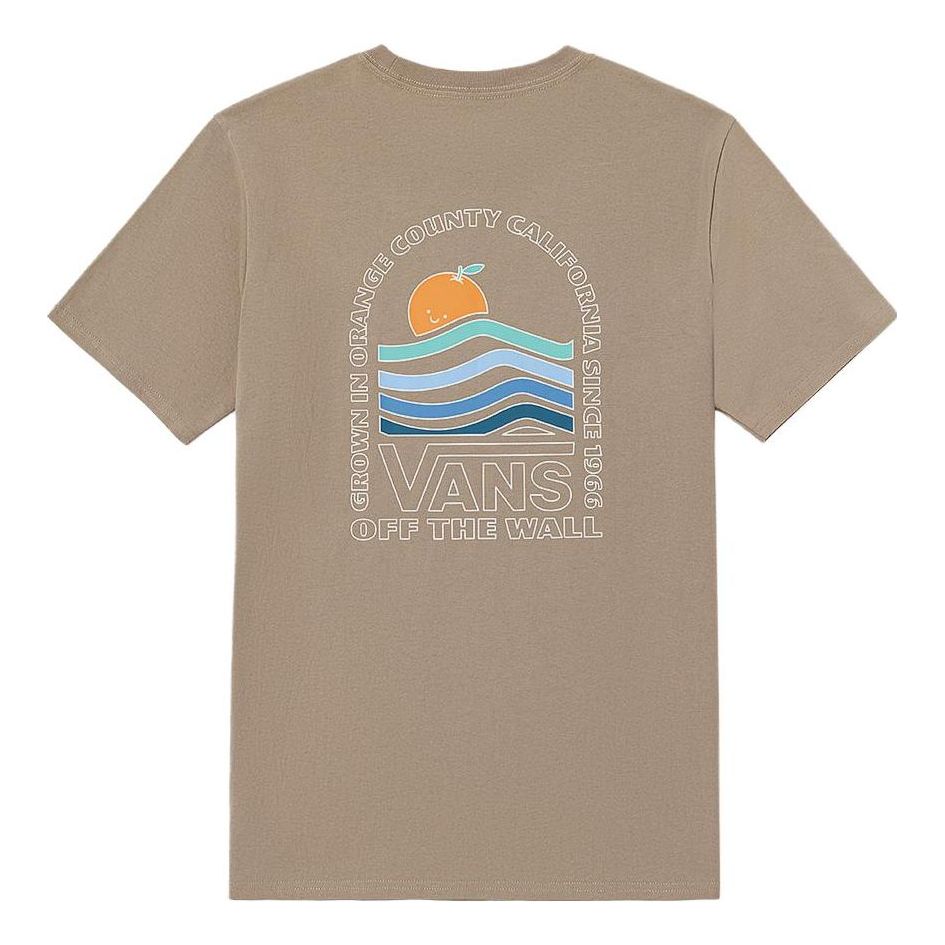 (WMNS) Vans OC Grown T-Shirt 'Khaki' VN0008ZFYEH