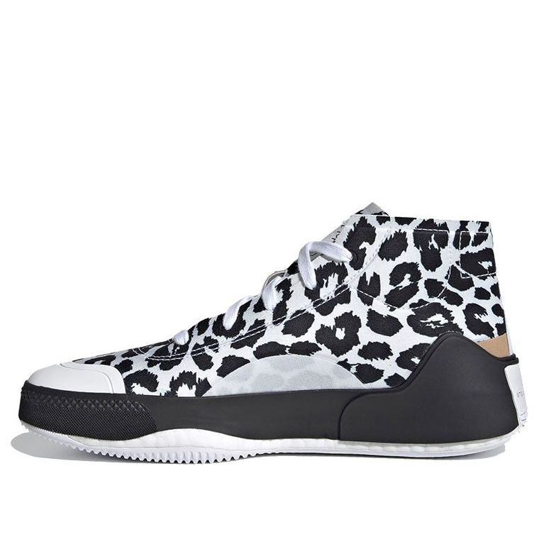 (WMNS) adidas Stella McCartney x Treino Mid 'Leopard Print - White' FY1179