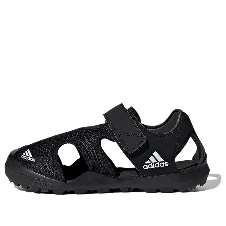 (GS) adidas Captain Toey K Sandals Black FX4203